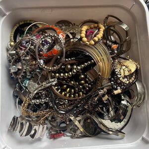 BIG Lot of Costume Jewelry – AS-IS – Great for Crafters or Resale